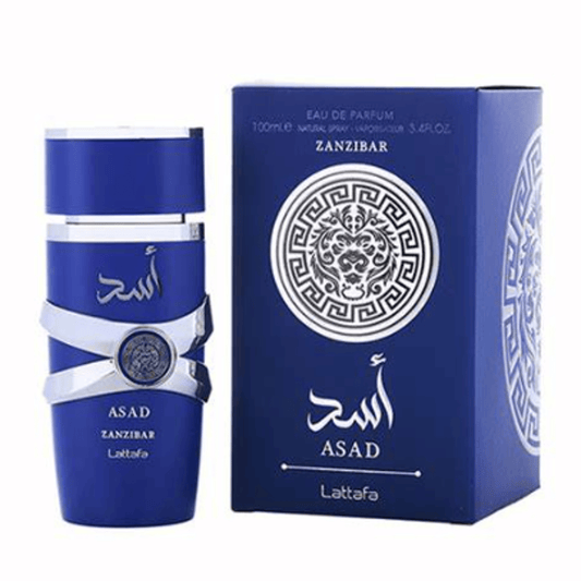 Lattafa Asad Zanzibar EDP Spray For Men - Discount Msrp 