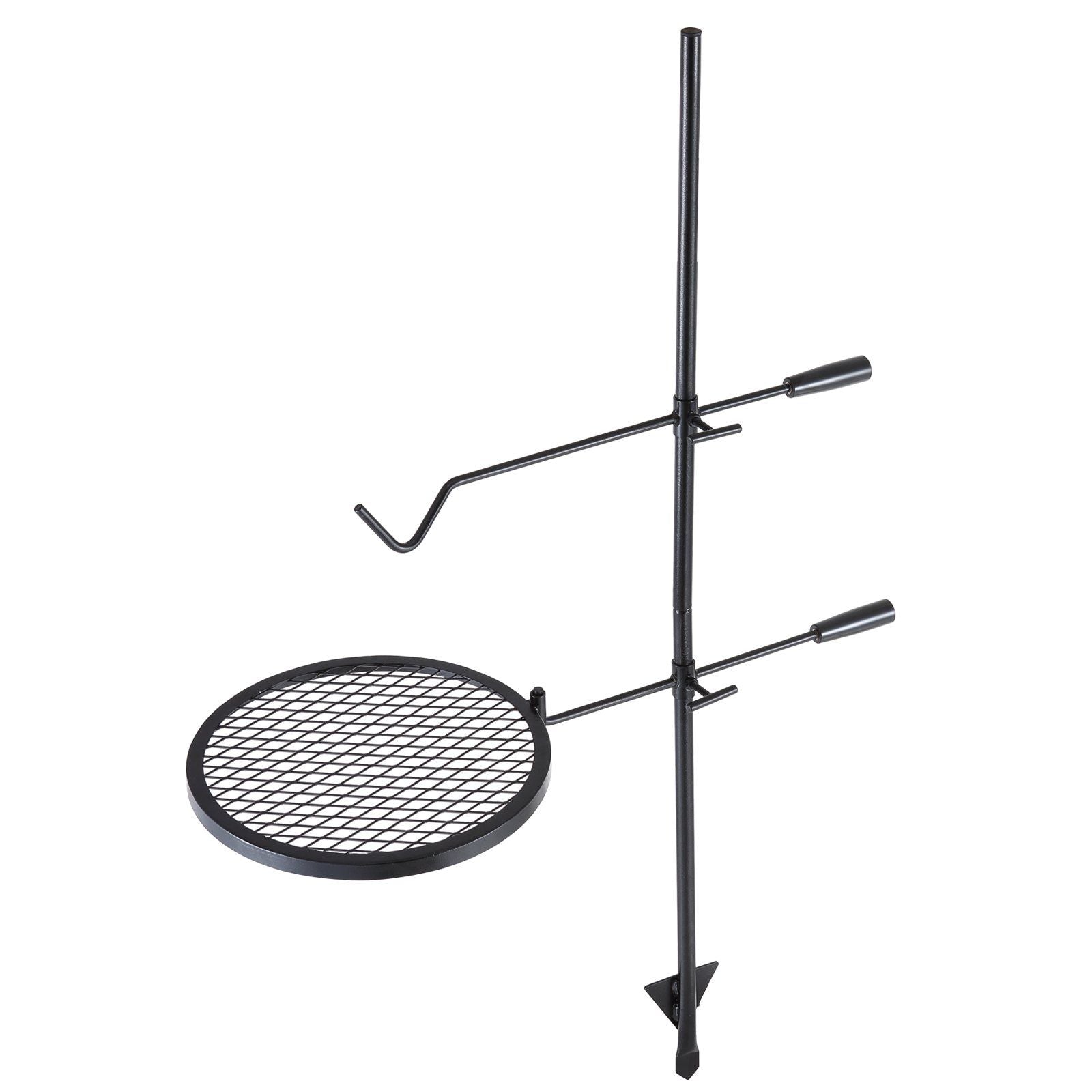 VEVOR Swivel Campfire Grill, Fire Pit Grill Grate over Fire Pits, Heavy Duty Steel Grill Grates, 360° Adjustable Open Fire Outdoor Cooking Equipment, Portable Camp Fire Racks for Camping Outdoor BBQ - Discount Msrp 