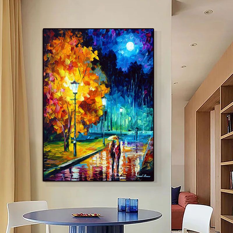 Hand Painted 3D Knife Painting Abstract Flower Oil Painting On Canvas Art Wall Adornment Pictures For Living Room Home Decor - Discount Msrp 