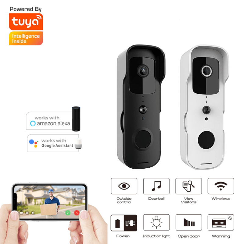 Smart Home Video Doorbell WiFi Outdoor Wireless Door bell Waterproof Battery Intercom Google Alexa Door Phone Camera - Discount Msrp 