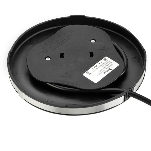 [Old Code: 93541003] ZOKOP HD-1857-A 110V 1200W 1.8L Electric Glass Kettle US Plug - Discount Msrp 