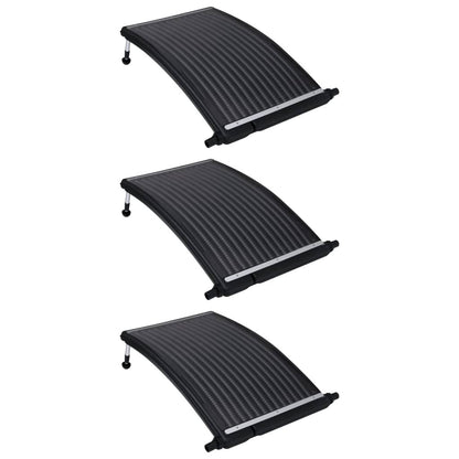 Curved Pool Solar Heating Panels 3 pcs 43.3"x25.6" - Discount Msrp 