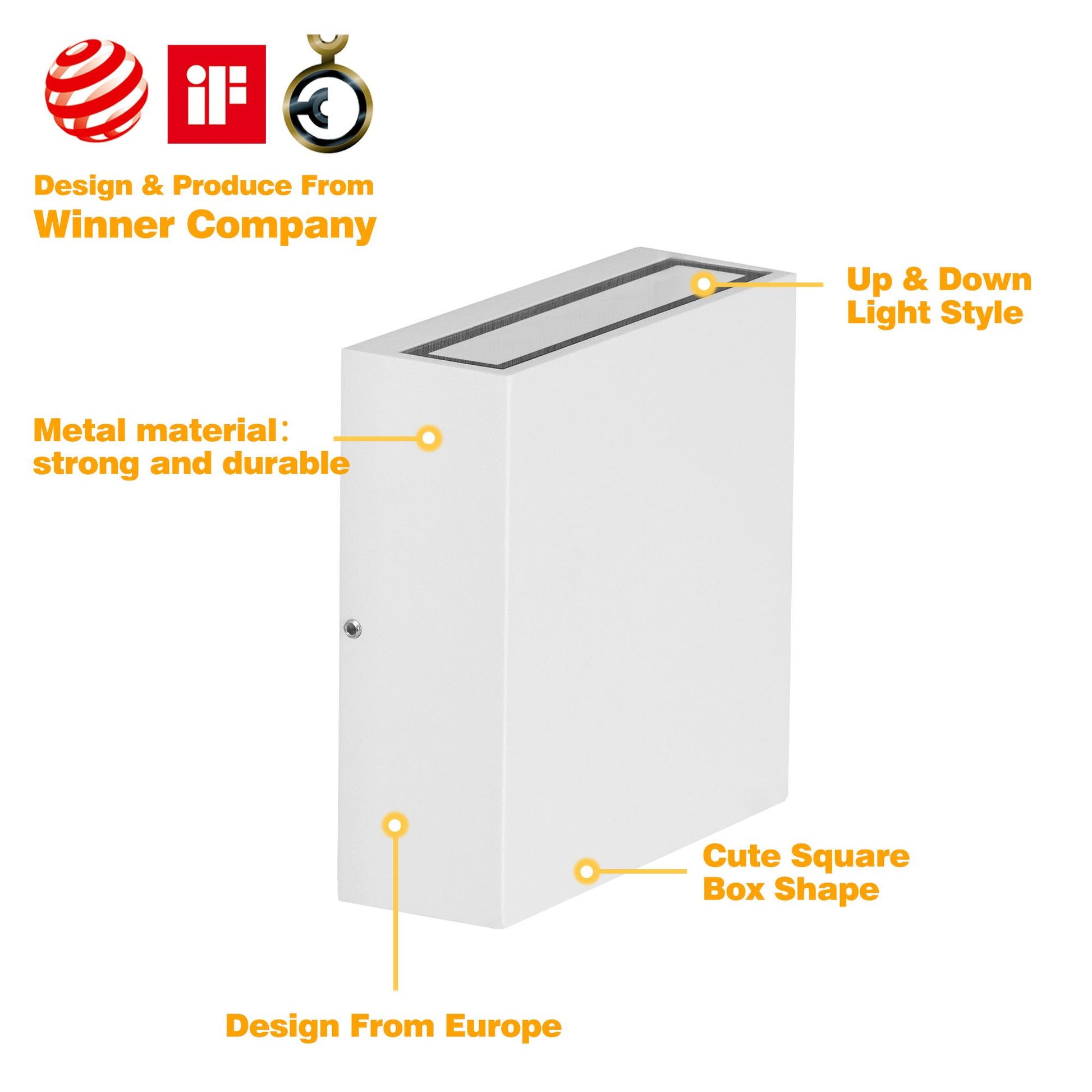 inowel Wall Lights Outdoor Wall Sconce Waterproof Outdoor Wall Lamps Up and Down Lighting Exterior Sconces Porch Lantern 19802 - Discount Msrp 