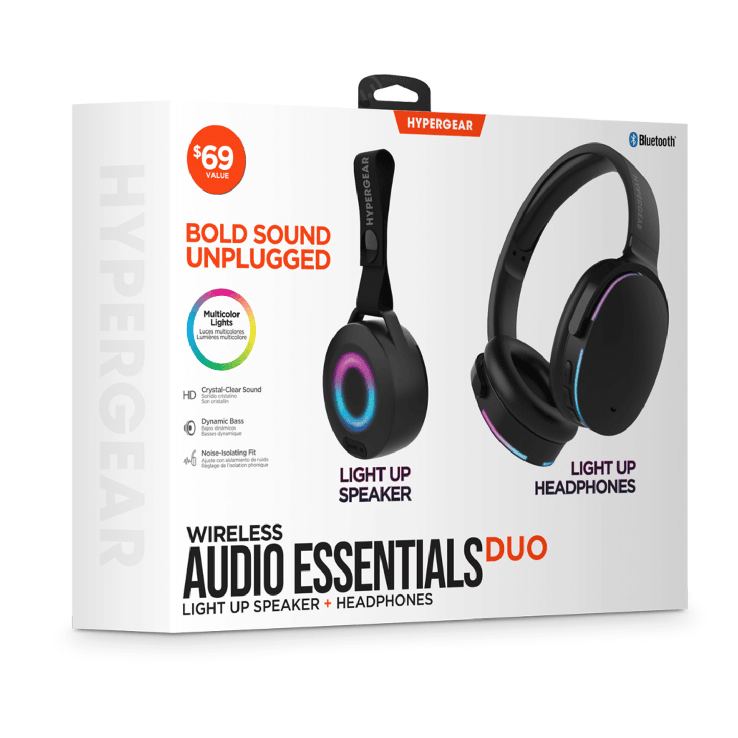HyperGear Audio Essentials Headphones and Speaker Duo Beige - Discount Msrp 