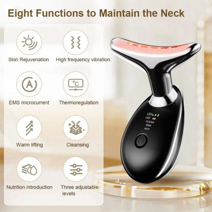 Face and Neck Massager 3 Colors EMS Beauty Device Lifting Tighten Facial Massagers Wrinkle Remover Reduce Double Chin Devices for Woman - Discount Msrp 