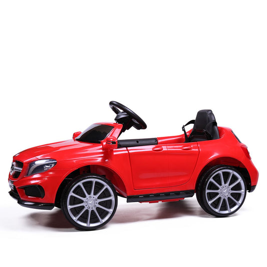 6V Licensed Electric Vehicle, Kid Ride on Car with Parental Remote Control ,MP3 Player Headlights Opening Doors for Children 3-8, Red - Discount Msrp 