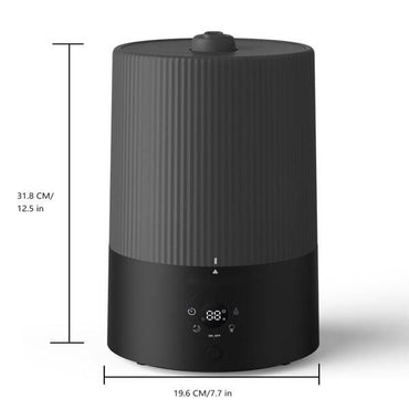 4L Top Fill Ultrasonic Cool Mist Humidifiers for Bedroom, with Oil Diffuser and Nightlight, for Baby Nursery & Plants, for Large Room, Lasts Up to 50 Hours, Auto Shut-Off - Discount Msrp 