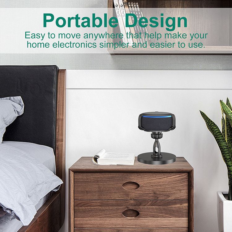 Echo Dot 3rd Desktop Stand 360° Adjustable Smart Home Speaker Accessory Rack - Discount Msrp 