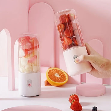 Electric Portable Juicer Household Usb Rechargeable Juice Machine Small Portable Juicer 500ml ABS Plastic 889 - Discount Msrp 