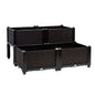 Set of 4 Elevated Flower Vegetable Herb Grow Planter Box - Discount Msrp 