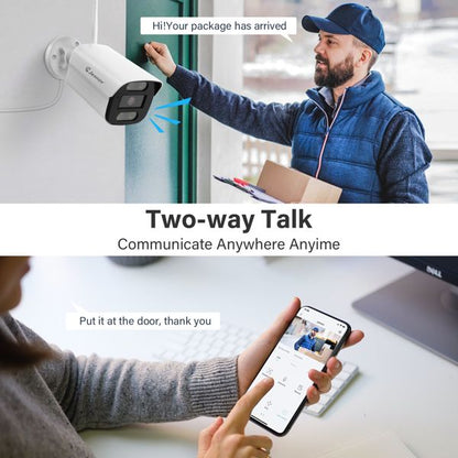 Jennov 5MP Wireless Security Camera System Outdoor IP66 IR WIFI Camera 1TB NVR - Discount Msrp 