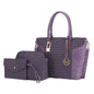 MKF Collection Shonda 3PC Tote with Cosmetic Pouch & Wristlet by Mia k - Discount Msrp 