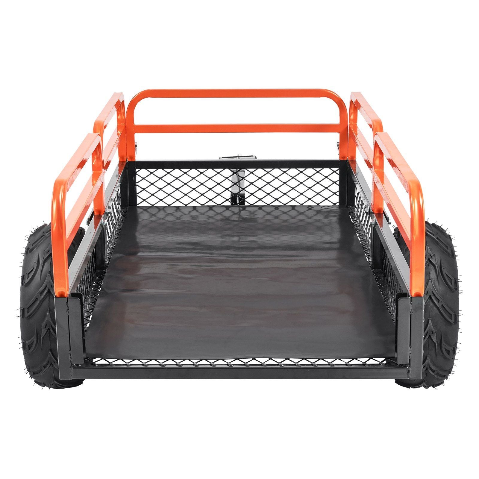 VEVOR Heavy Duty Steel ATV Dump Trailer, 1500-Pound Load Capacity 15 Cubic Feet, Tow Behind Dump Cart Garden Trailer, with Removable Sides and 2 Tires, for Mowers, Tractors, ATV, UTV - Discount Msrp 