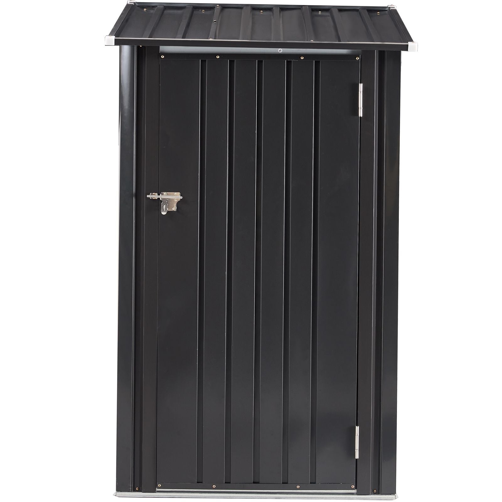 Outdoor Storage Shed, 3 x 3 FT Metal Steel Garden Shed with Single Lockable Door, Small Shed Outdoor Steel Utility Tool Shed for Backyard Patio Garden Lawn - Discount Msrp 