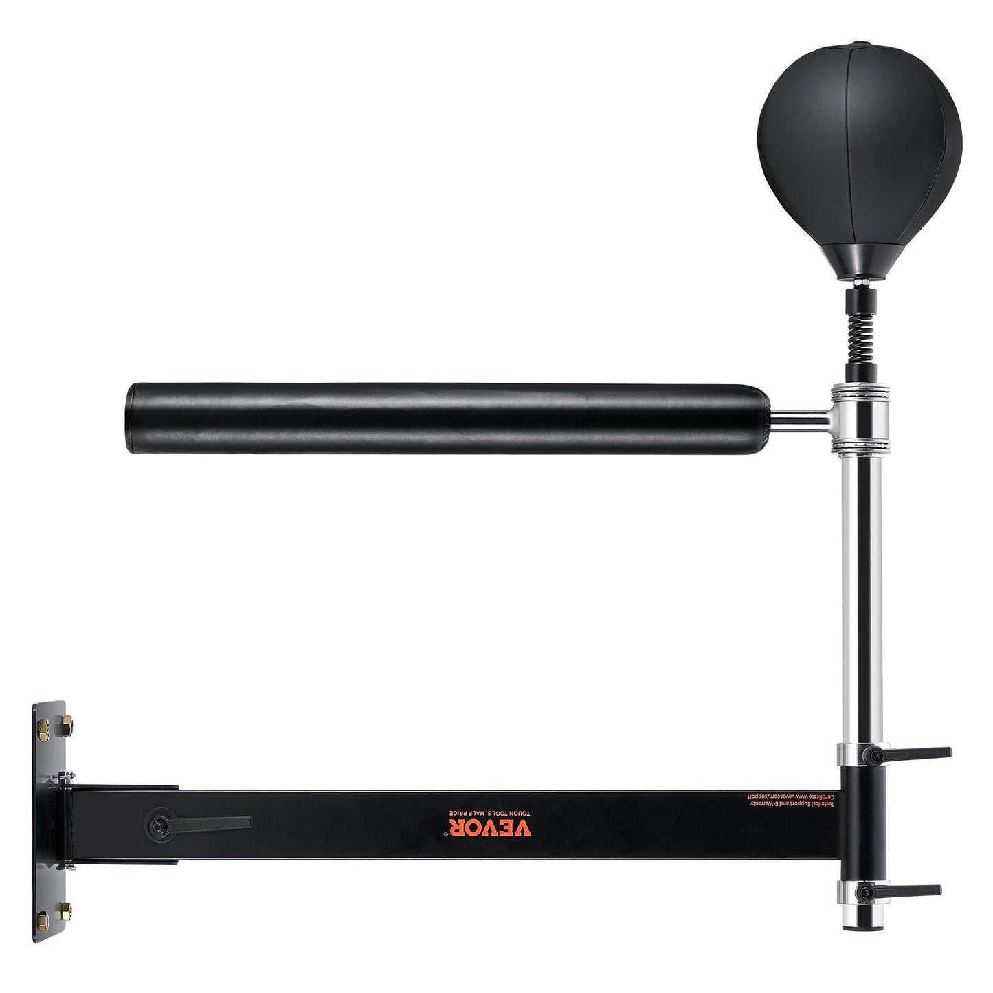 VEVOR Wall Mount Boxing Spinning Bar, Spinning Bar with Punching Ball, Adjustable Boxing Speed Trainer, Reflex Boxing Bar with Gloves, Boxing Training Equipment for Kickboxing, MMA, Fitness - Discount Msrp 