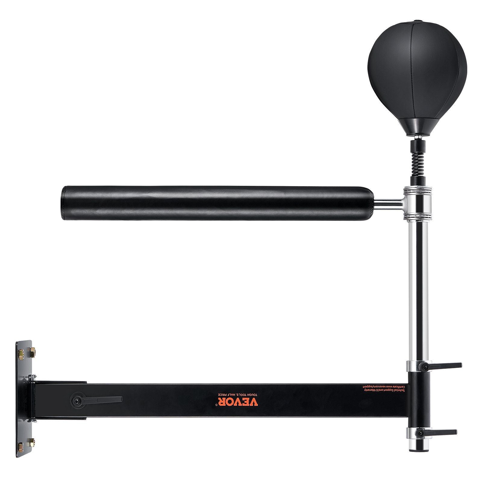 VEVOR Wall Mount Boxing Spinning Bar, Spinning Bar with Punching Ball, Adjustable Boxing Speed Trainer, Reflex Boxing Bar with Gloves, Boxing Training Equipment for Kickboxing, MMA, Fitness - Discount Msrp 