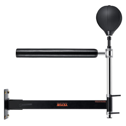 VEVOR Wall Mount Boxing Spinning Bar, Spinning Bar with Punching Ball, Adjustable Boxing Speed Trainer, Reflex Boxing Bar with Gloves, Boxing Training Equipment for Kickboxing, MMA, Fitness - Discount Msrp 