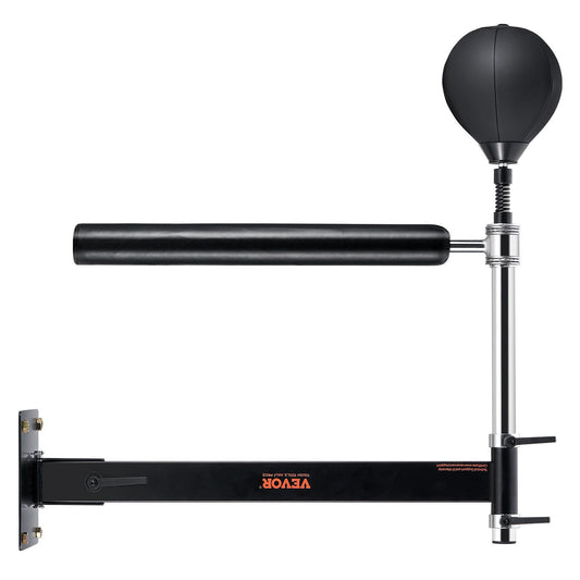 VEVOR Wall Mount Boxing Spinning Bar, Spinning Bar with Punching Ball, Adjustable Boxing Speed Trainer, Reflex Boxing Bar with Gloves, Boxing Training Equipment for Kickboxing, MMA, Fitness - Discount Msrp 