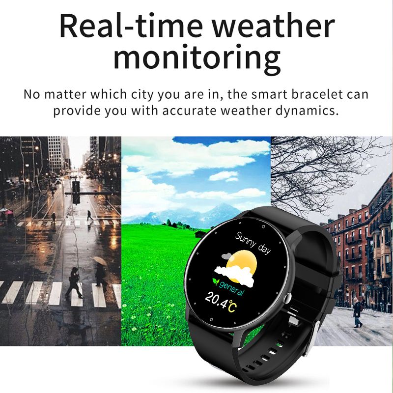 New Smart Watch Men Full Touch Screen Sport Fitness Watch IP67 Waterproof Bluetooth For Android ios smartwatch Men+box - Discount Msrp 