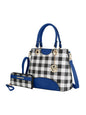 MKF Collection Gabriella Checkers Handbag with Wallet by Mia k - Discount Msrp 