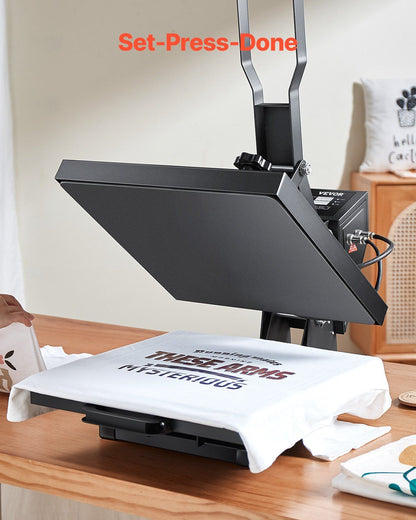 Heat Press Machine 15 x 15 inch Sublimation Printer Transfer for DIY T-shirt - Discount Msrp 