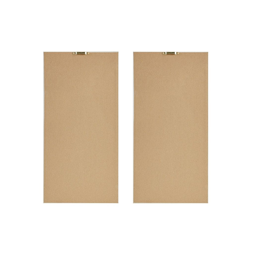 Dried Flower 2-piece Shadow Box Wall Decor Set - Discount Msrp 