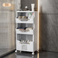 Laundry Basket Bathroom Foldable Dirty Clothes Storage Basket Wall Hanging Shelf - Discount Msrp 