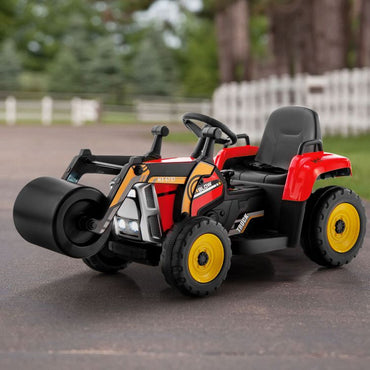 12V Kids Ride on Road Roller with 2.4G Remote Control - Discount Msrp 