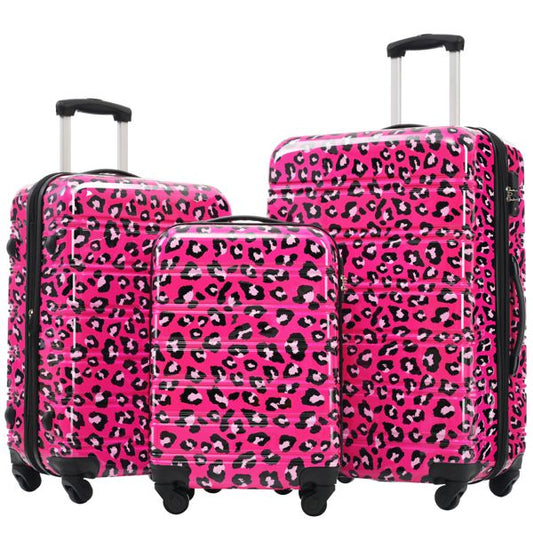 Hardshell Luggage Sets 3 pcs Spinner Suitcase with TSA Lock Lightweight-20"+24"+28" Luggages - Discount Msrp 