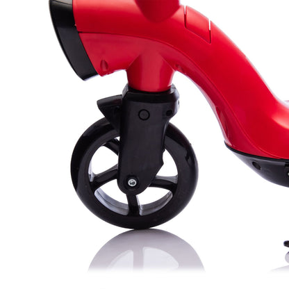 Kids Ride On Electric Scooter With Kickstand,Scooter Bell,Faster Speed And Longer Usage Time,Rear Brake,Wider Pedal,Non-Slip Handle,Colorful LED Lights,5.59-6.84 MPH For Kids 6+. - Discount Msrp 