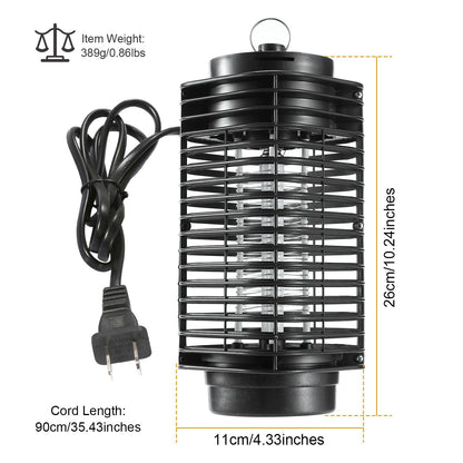 Electric Bug Zapper UV Light Flying Zapper Insect Killer Lamps Pest Mosquito Fly Trap Catcher Odorless Noiseless for Home Restaurant - Discount Msrp 