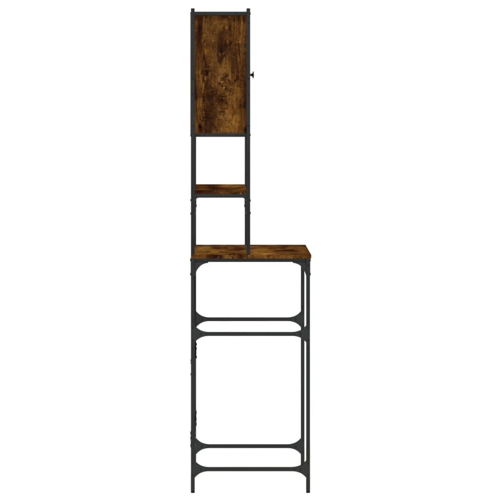 Washing Machine Cabinet Smoked Oak 26.8"x19.1"x76.4" - Discount Msrp 