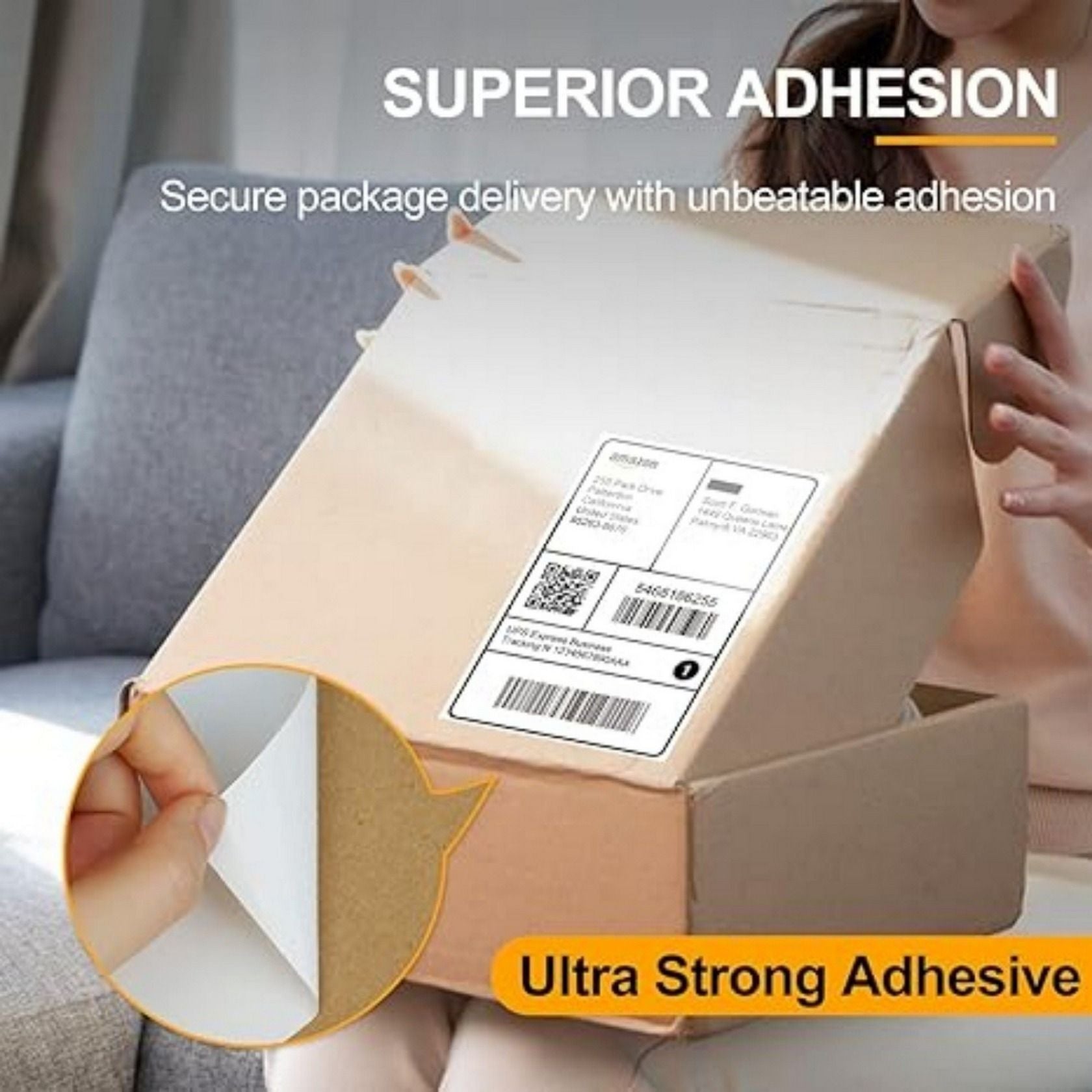 Thermal Paper 500/1000/1500 /2000/2500/3000/3500/4000 sheets of 4 ''x6' 'thermal label paper white shipping labels, used for thermal label printers, logistics labels 100x150mm - Discount Msrp 