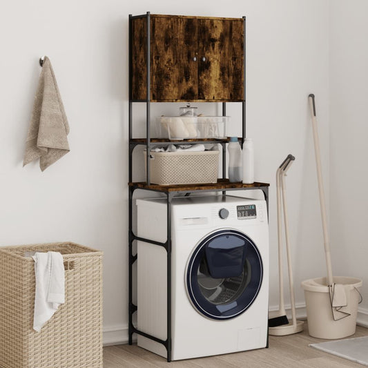 Washing Machine Cabinet Smoked Oak 26.8"x19.1"x76.4" - Discount Msrp 