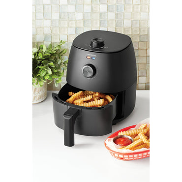 2.2 QT Air Fryer, Black - Automatic Shutoff, Nonstick - Discount Msrp 