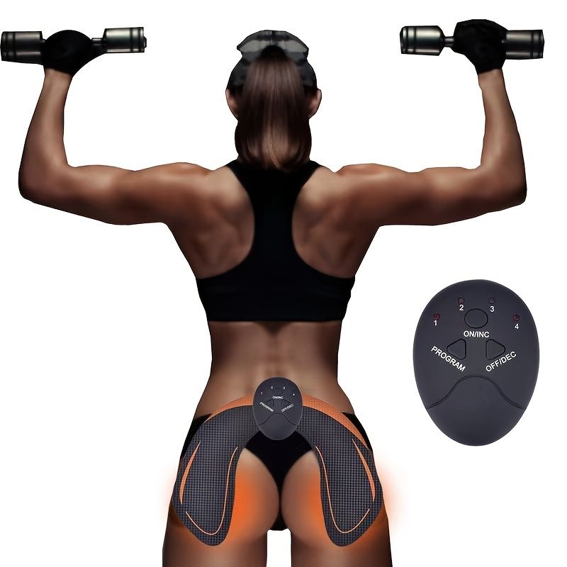Hip Trainer Buttock Lifting Massage Machine EMS Smart Butt Lifting Sticker Home Office Workout Equipment Machine For Women Men - Discount Msrp 