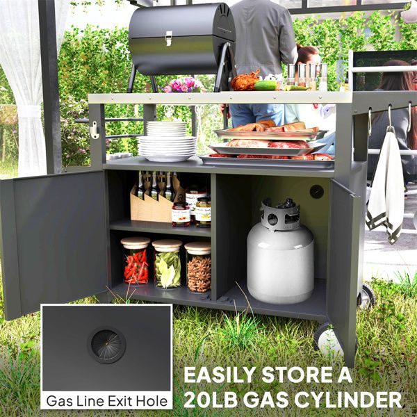 Camping Cart, Grill Cart - Discount Msrp 