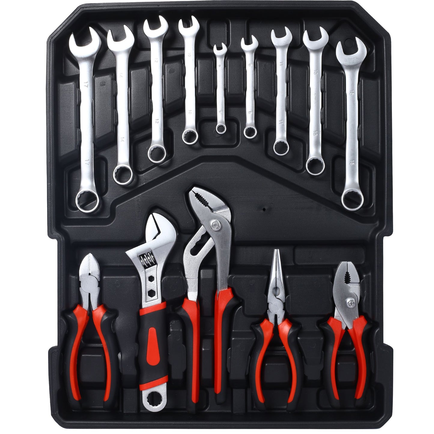 899pcs Home Repair Tool Set Kit for Men, Toolbox Storage Case with 4 Drawers, General Household Tool Kit with Rolling Tool Box, Tool Set Kit for Maintenance, Garden, Homeowner, Handyman ,silver case - Discount Msrp 