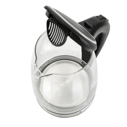 [Old Code: 93541003] ZOKOP HD-1857-A 110V 1200W 1.8L Electric Glass Kettle US Plug - Discount Msrp 