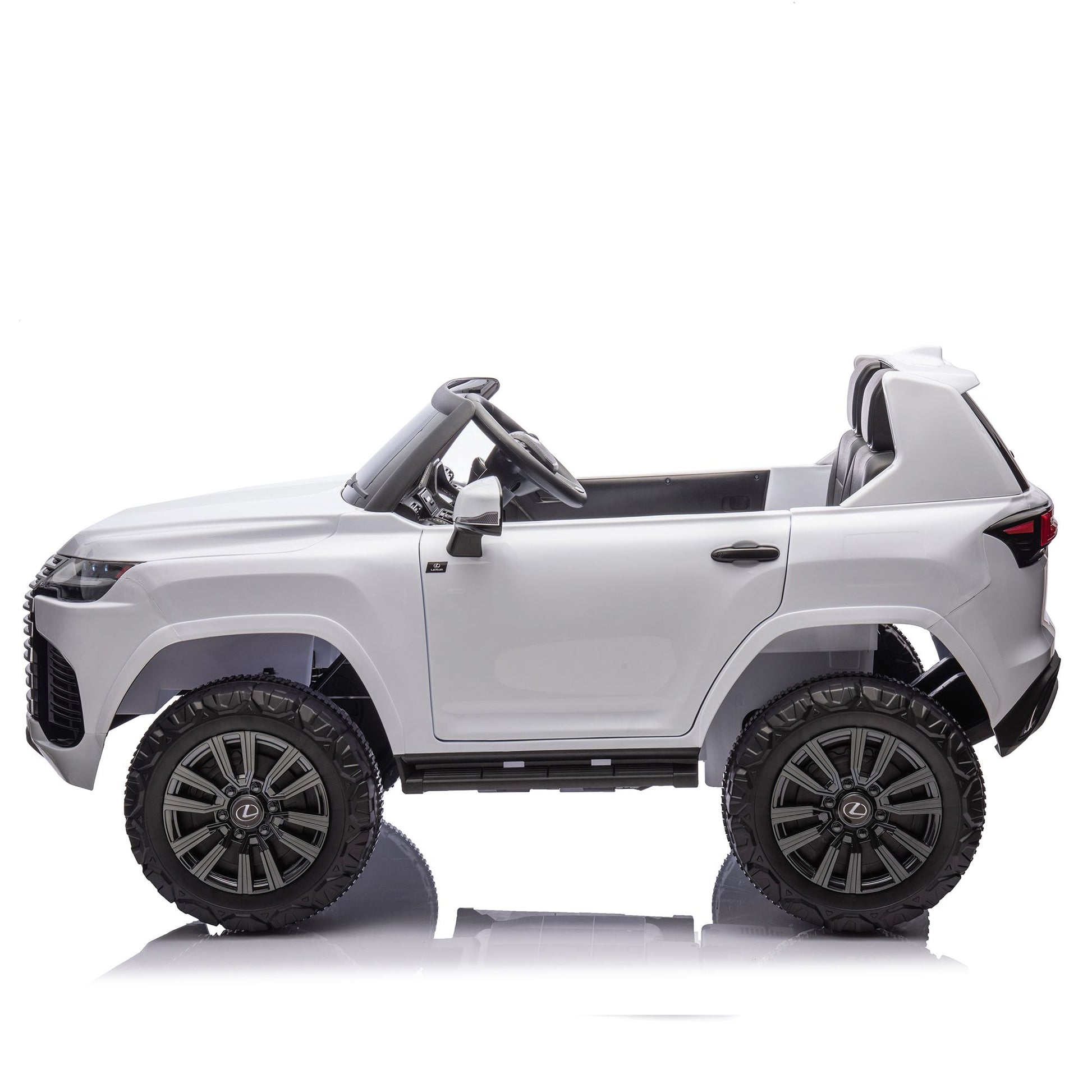 Licensed LEXUS LX600 24V Two-seater XXL Kids Ride On Car W/Parents Control,Seat width 20 inches,2WD,Four-wheel suspension,Bluetooth,MP3,Music,Power display,Speeds 1.86-3.11MPH For Kids. - Discount Msrp 