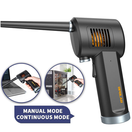 Compressed Air Duster, New Generation Canned Air, 33000 RPM Electric Air Can for Computer Keyboard Electronics Cleaning, 6000mAh Rechargeable Battery, Reusable Dust Destroyer RT - Discount Msrp 