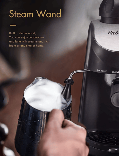 PSCM6810 3.5bar Steam Epresso Machine 4 cup Epresso Machine Epresso cappuccino coffee home compact espresso machine - Discount Msrp 