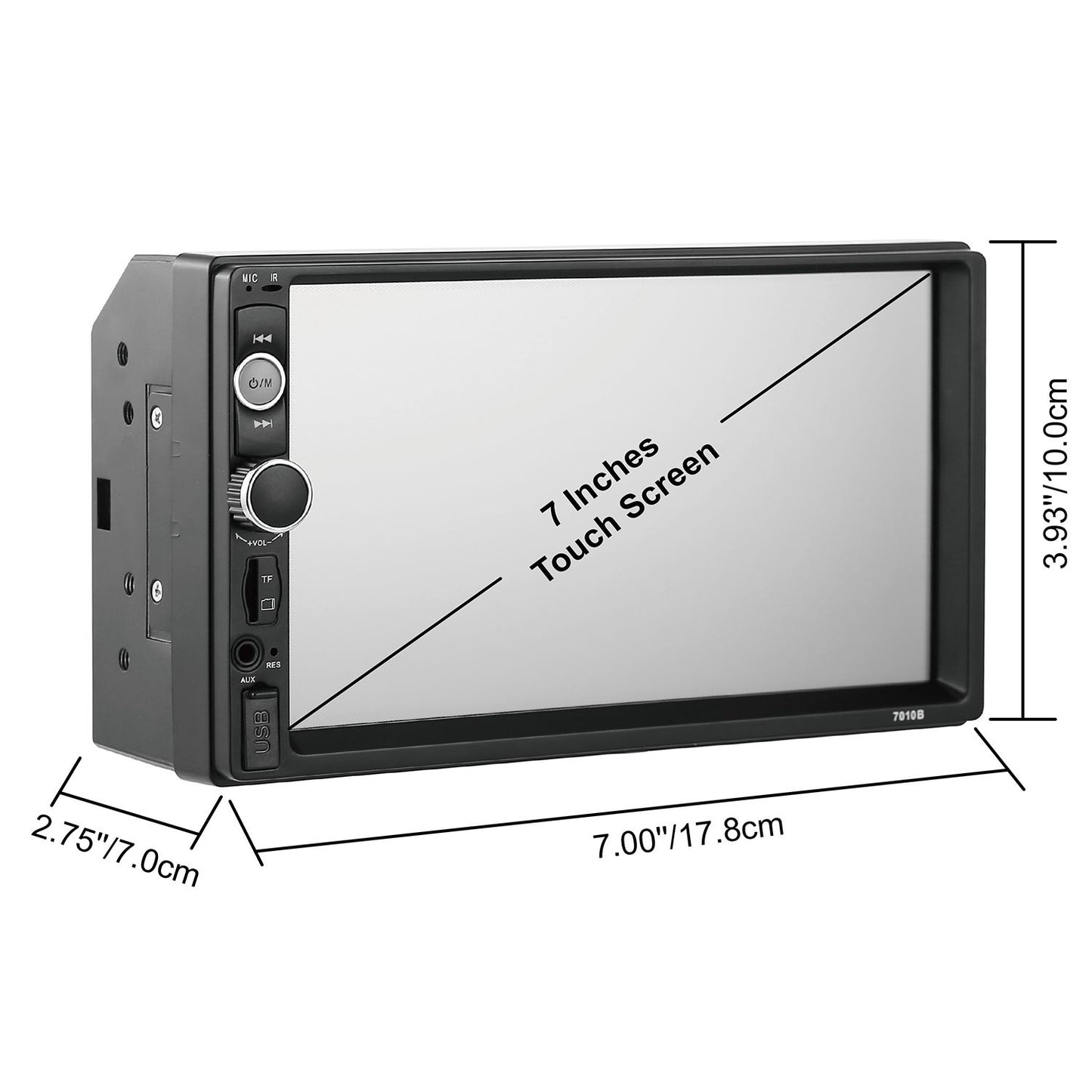 7 Inches Universal Wireless Car MP5 Player 1080P Video Player Stereo Audio FM Radio - Discount Msrp 