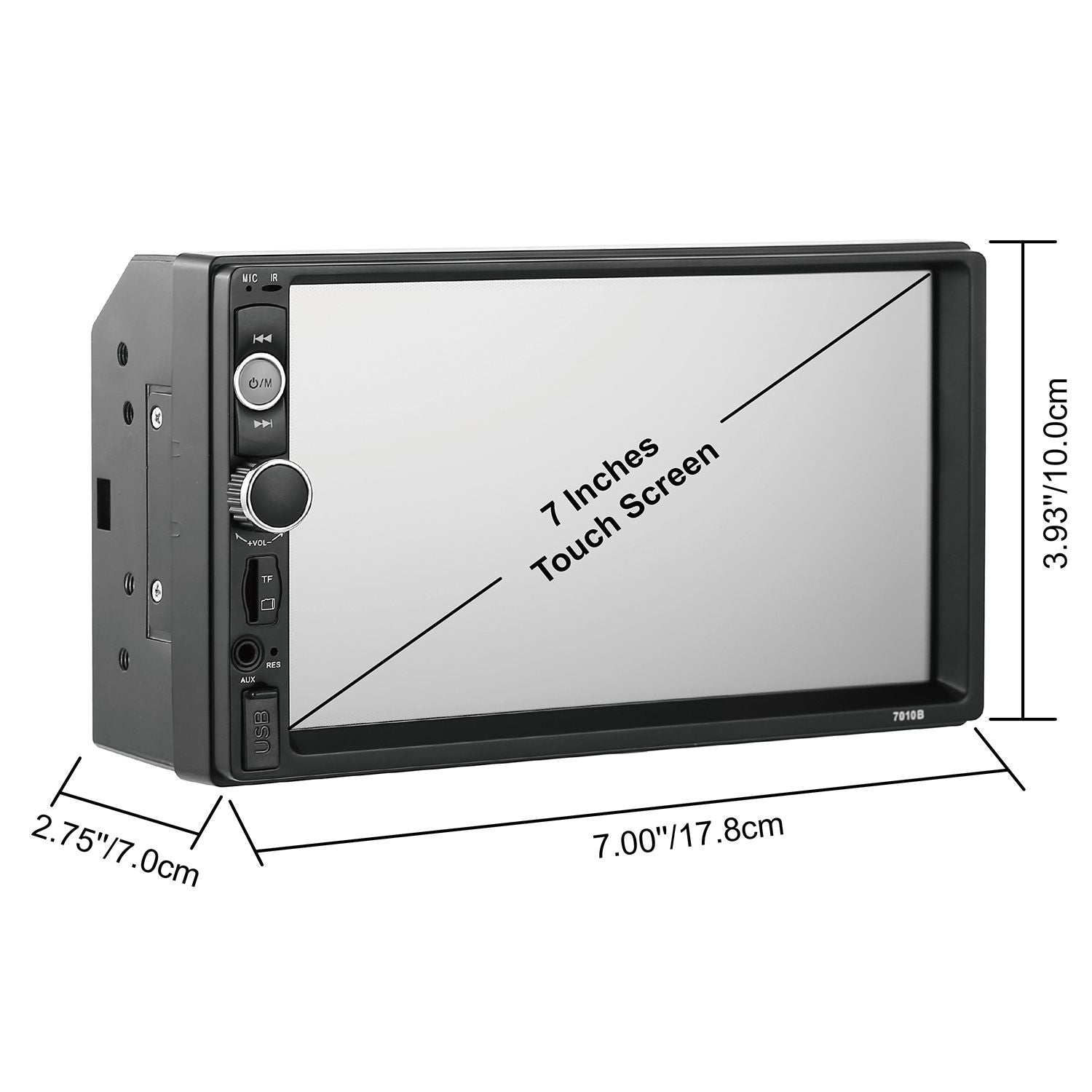 7 Inches Universal Wireless Car MP5 Player 1080P Video Player Stereo Audio FM Radio - Discount Msrp 