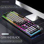 104 Keys Gaming Keyboard Wired Keyboard Color Matching Backlit Mechanical Feel Computer E-sports Peripherals for Desktop Laptop - Discount Msrp 