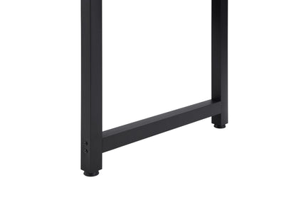 Computer Desk Large Office Desk, 59.8 Inch Gaming Desk Writing Desk Work Desk for Home Office, Study, Modern Simple Wooden Desk, Large Legroom, Metal Frame, Rustic/Black - Discount Msrp 