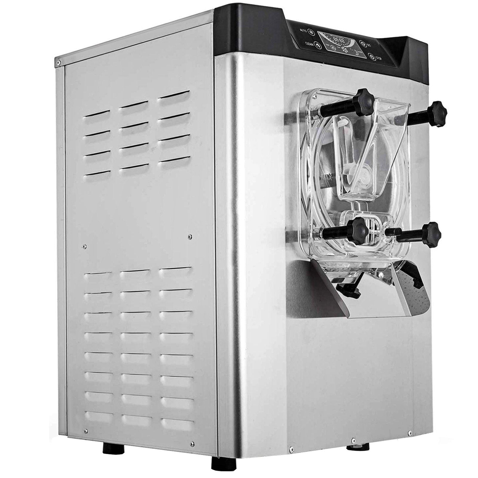 VEVOR Commercial Ice Cream Machine 1400W 20/5.3 Gph Hard Serve Ice Cream Maker with LED Display Screen Auto Shut-Off Timer One Flavors Perfect for Restaurants Snack bar Supermarkets - Discount Msrp 