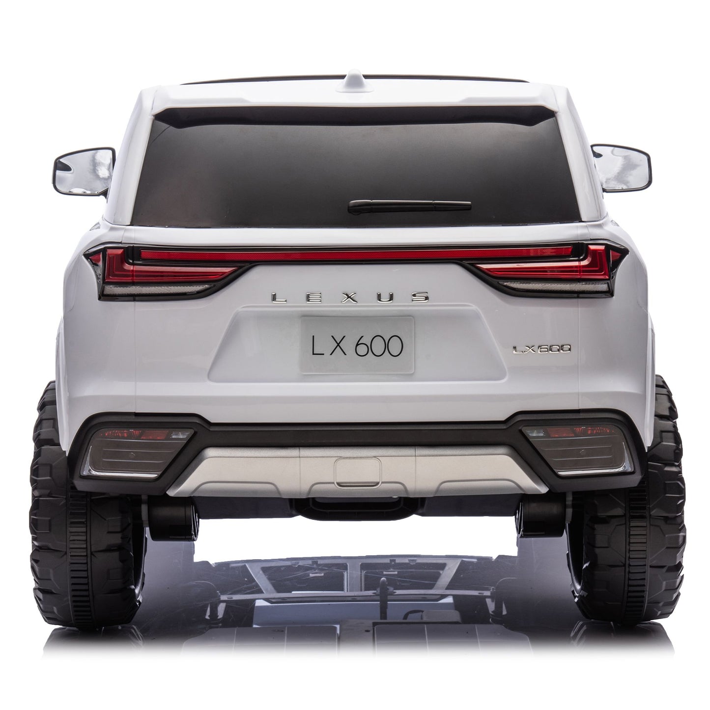 Licensed LEXUS LX600 24V Two-seater XXL Kids Ride On Car W/Parents Control,Seat width 20 inches,2WD,Four-wheel suspension,Bluetooth,MP3,Music,Power display,Speeds 1.86-3.11MPH For Kids. - Discount Msrp 