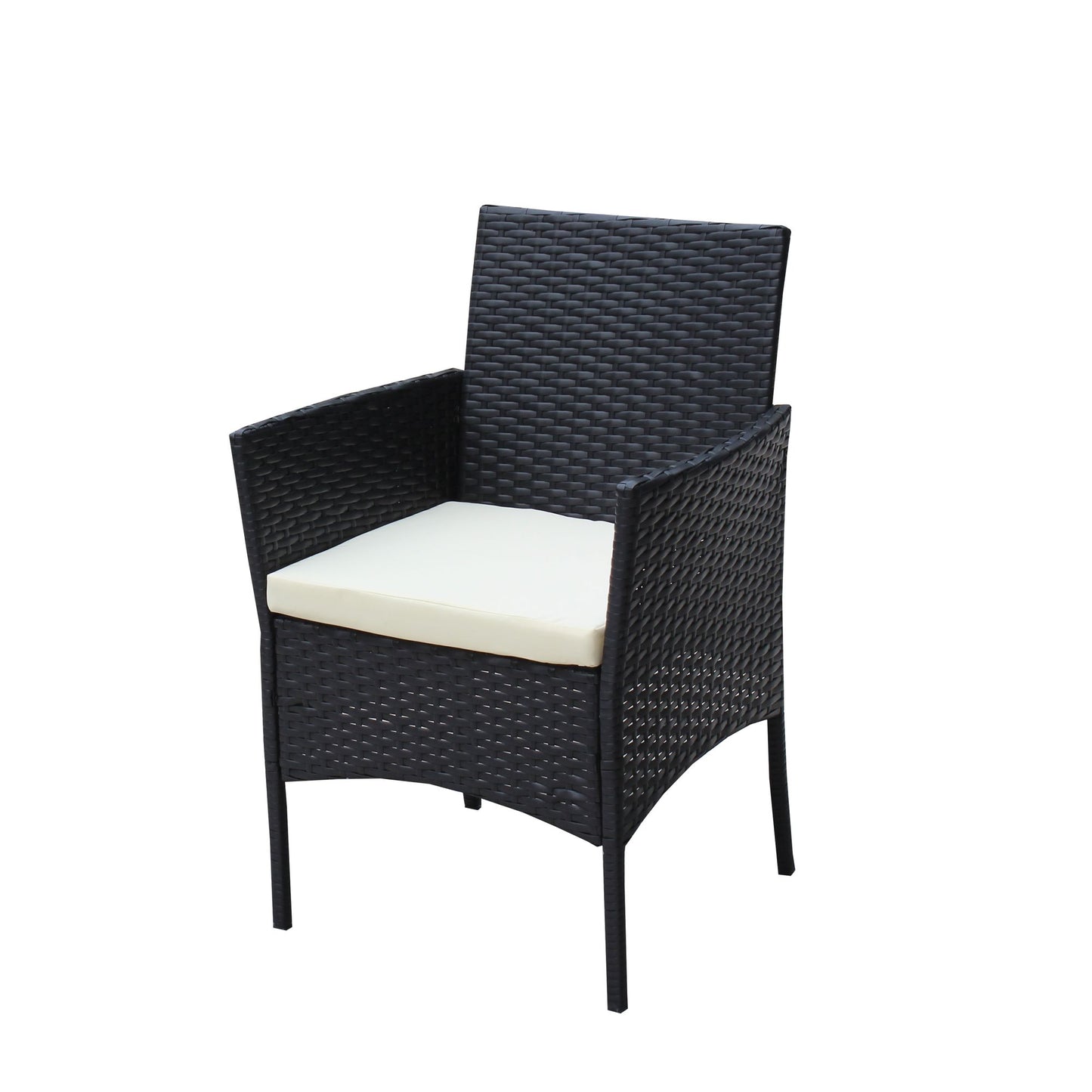 4 PC Rattan Patio Furniture Set Outdoor Patio Cushioned Seat Wicker Sofa - Discount Msrp 