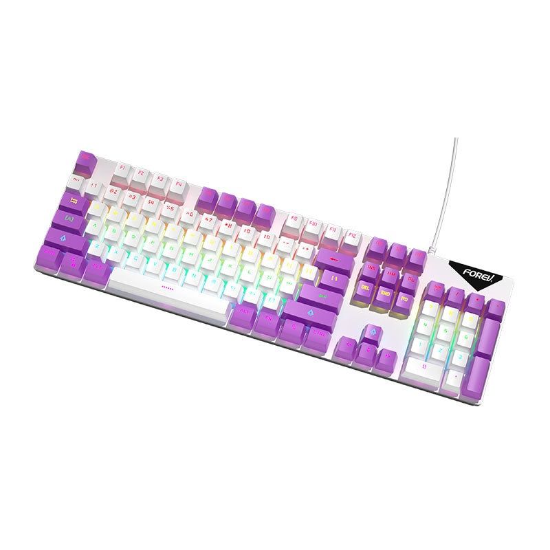 Wired Mechanical KeyboardGaming KeyboardMechanical KeyboardLuminous BacklightPlug and PlayGreen Axis Mechanical Keyboard - Discount Msrp 
